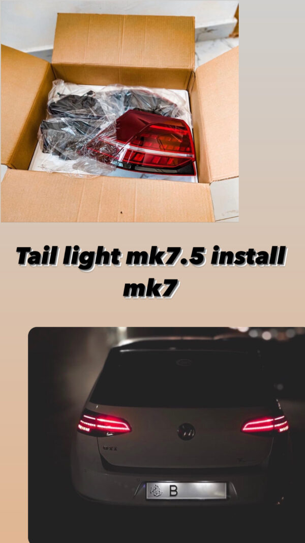 Upgrade Taillight from Mk7 to Mk7.5 (GTI, R)